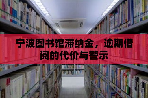 寧波圖書館滯納金，逾期借閱的代價與警示