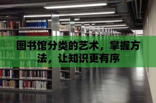 圖書館分類的藝術(shù)，掌握方法，讓知識更有序