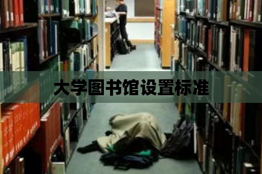 大學圖書館設置標準