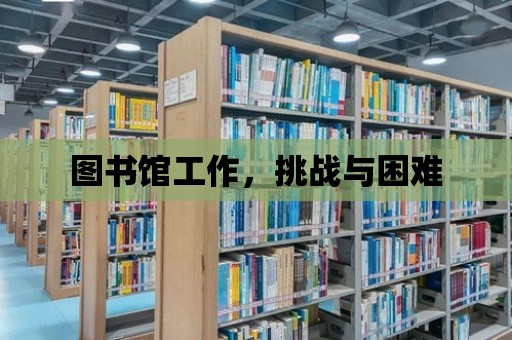 圖書館工作，挑戰(zhàn)與困難