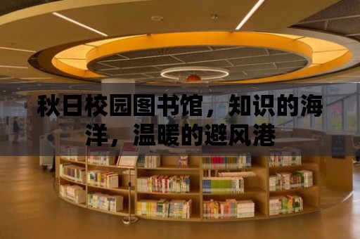 秋日校園圖書館，知識的海洋，溫暖的避風港