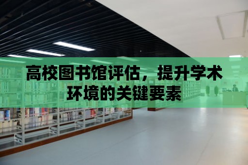 高校圖書館評估，提升學術環(huán)境的關鍵要素