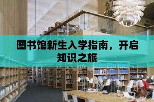 圖書館新生入學指南，開啟知識之旅