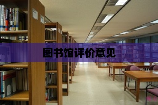 圖書館評價意見