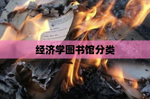 經(jīng)濟學圖書館分類