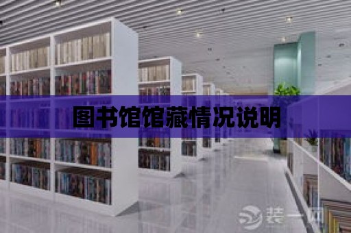 圖書館館藏情況說明