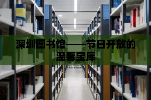 深圳圖書館——節日開放的溫馨寶庫