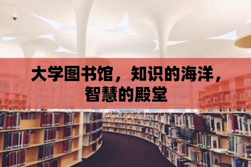 大學(xué)圖書館，知識的海洋，智慧的殿堂