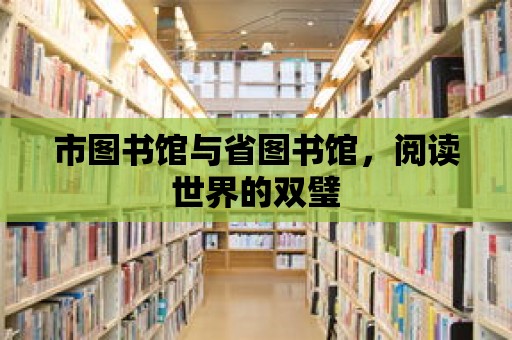 市圖書館與省圖書館，閱讀世界的雙璧