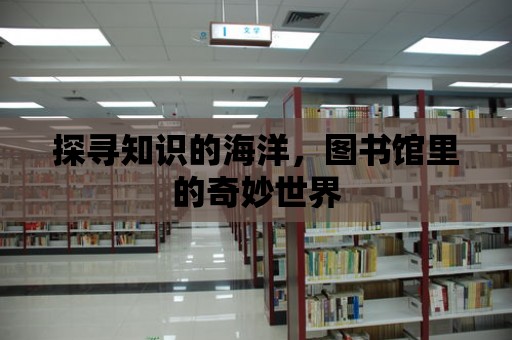 探尋知識的海洋，圖書館里的奇妙世界