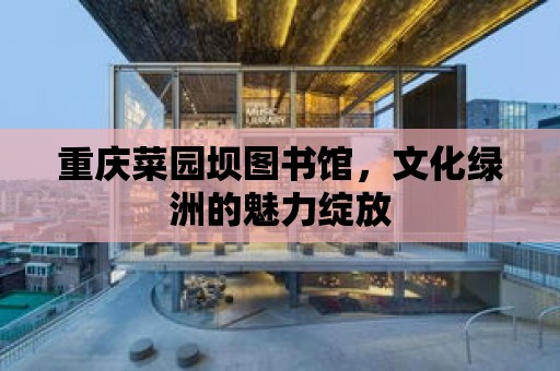 重慶菜園壩圖書館，文化綠洲的魅力綻放