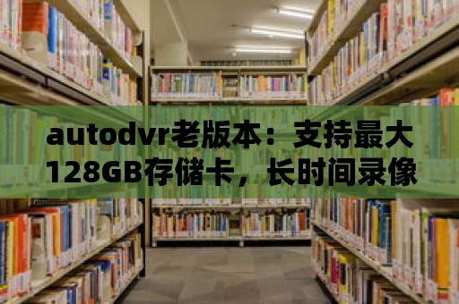 autodvr老版本：支持最大128GB存儲卡，長時間錄像無壓力！