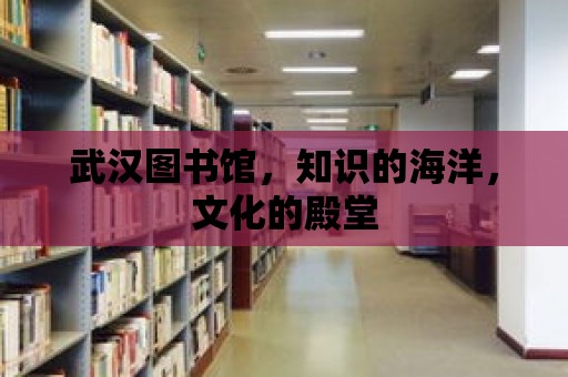 武漢圖書館，知識的海洋，文化的殿堂