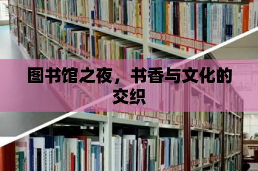 圖書館之夜，書香與文化的交織