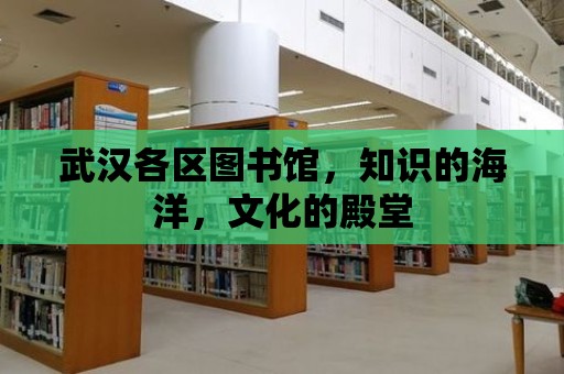 武漢各區(qū)圖書館，知識的海洋，文化的殿堂