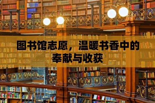 圖書館志愿，溫暖書香中的奉獻與收獲