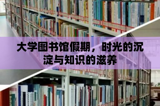 大學圖書館假期，時光的沉淀與知識的滋養