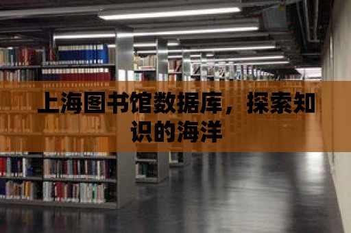 上海圖書館數據庫，探索知識的海洋