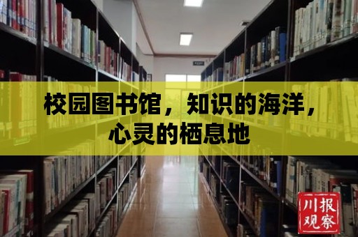 校園圖書館，知識的海洋，心靈的棲息地