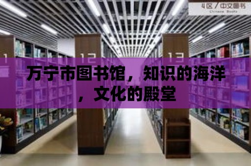 萬寧市圖書館，知識的海洋，文化的殿堂