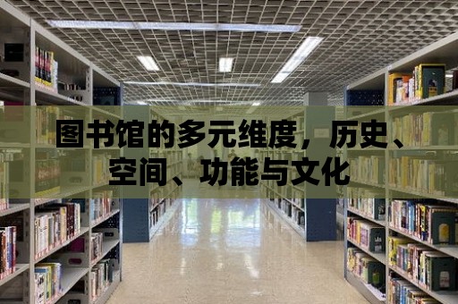 圖書館的多元維度，歷史、空間、功能與文化