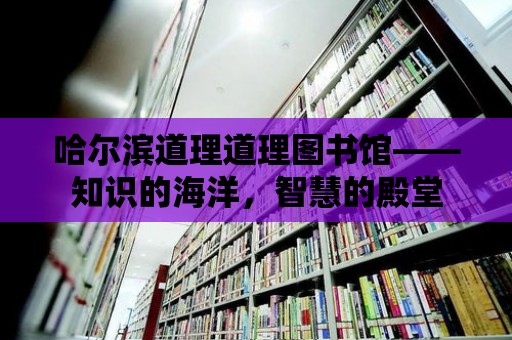 哈爾濱道理道理圖書館——知識的海洋，智慧的殿堂