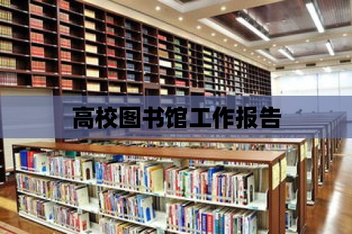 高校圖書館工作報告