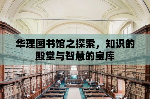 華理圖書館之探索，知識的殿堂與智慧的寶庫