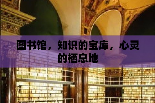 圖書館，知識的寶庫，心靈的棲息地