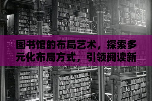 圖書館的布局藝術，探索多元化布局方式，引領閱讀新風尚