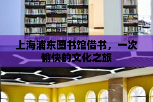 上海浦東圖書館借書，一次愉快的文化之旅