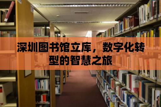 深圳圖書館立庫，數字化轉型的智慧之旅