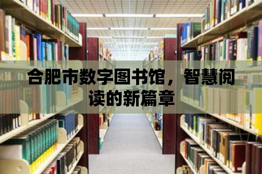 合肥市數(shù)字圖書館，智慧閱讀的新篇章