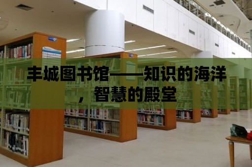 豐城圖書館——知識的海洋，智慧的殿堂