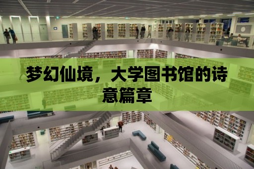 夢幻仙境，大學圖書館的詩意篇章