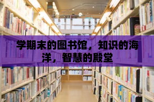 學(xué)期末的圖書館，知識的海洋，智慧的殿堂