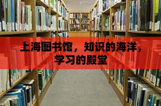 上海圖書館，知識的海洋，學習的殿堂