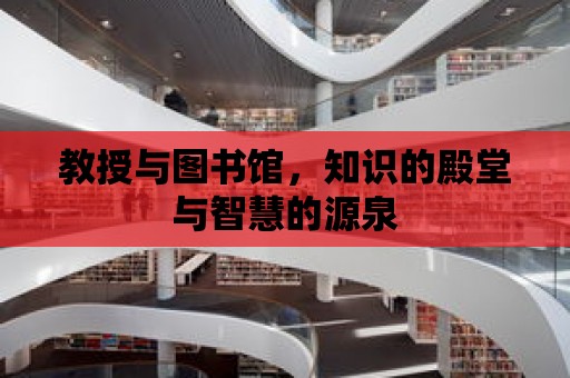 教授與圖書館，知識的殿堂與智慧的源泉