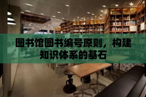 圖書館圖書編號原則，構建知識體系的基石