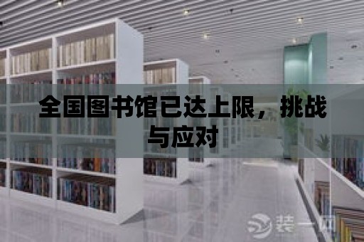 全國圖書館已達上限，挑戰與應對