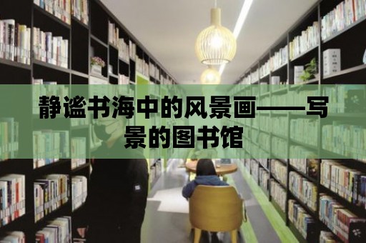 靜謐書海中的風(fēng)景畫——寫景的圖書館