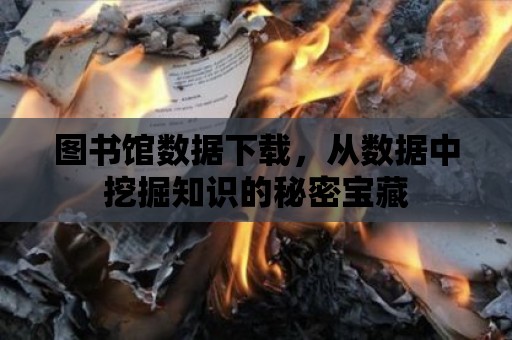 圖書館數據下載，從數據中挖掘知識的秘密寶藏