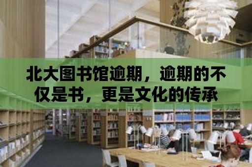 北大圖書館逾期，逾期的不僅是書，更是文化的傳承