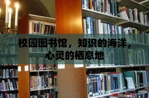 校園圖書館，知識的海洋，心靈的棲息地