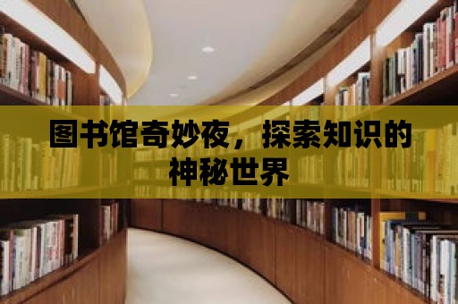 圖書館奇妙夜，探索知識的神秘世界