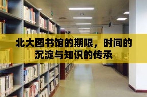 北大圖書館的期限，時間的沉淀與知識的傳承