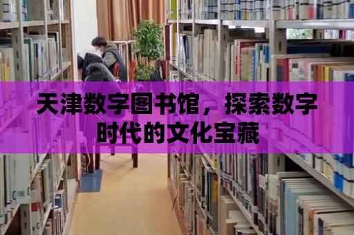 天津數字圖書館，探索數字時代的文化寶藏