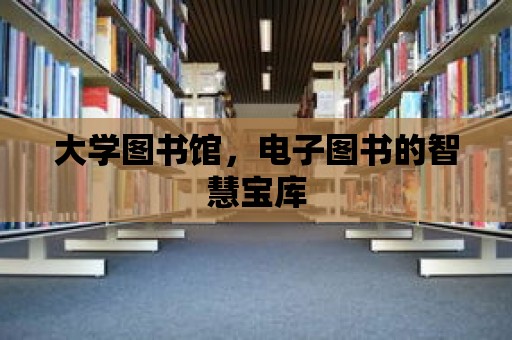 大學圖書館，電子圖書的智慧寶庫