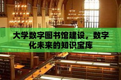 大學數字圖書館建設，數字化未來的知識寶庫