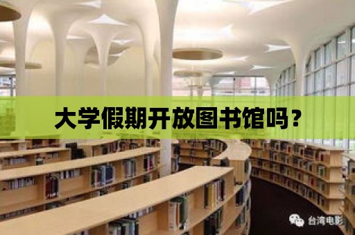 大學假期開放圖書館嗎？